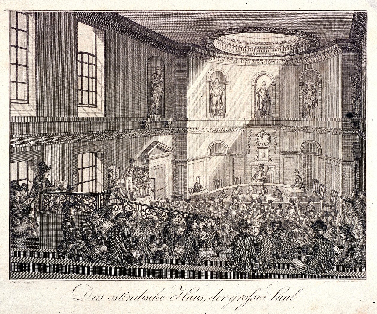 East India House, London by Johann Friedrich Boettger