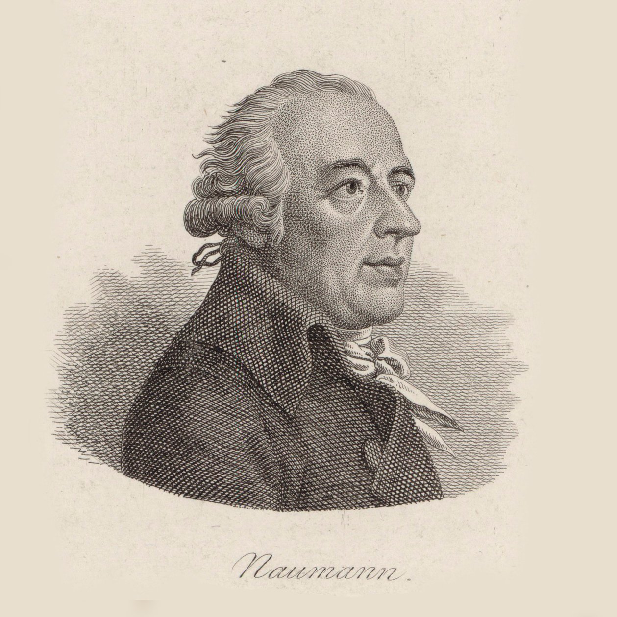 Portrait of Johann Gottlieb Naumann by Johann Friedrich Bolt
