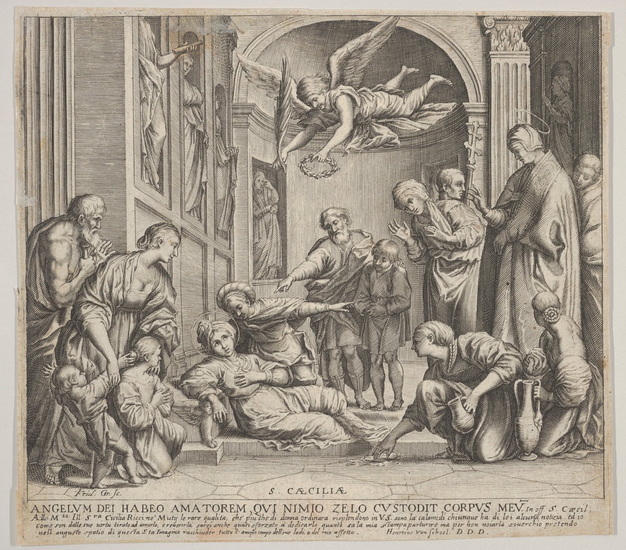 The Death of St Cecilia by Johann Friedrich Greuter