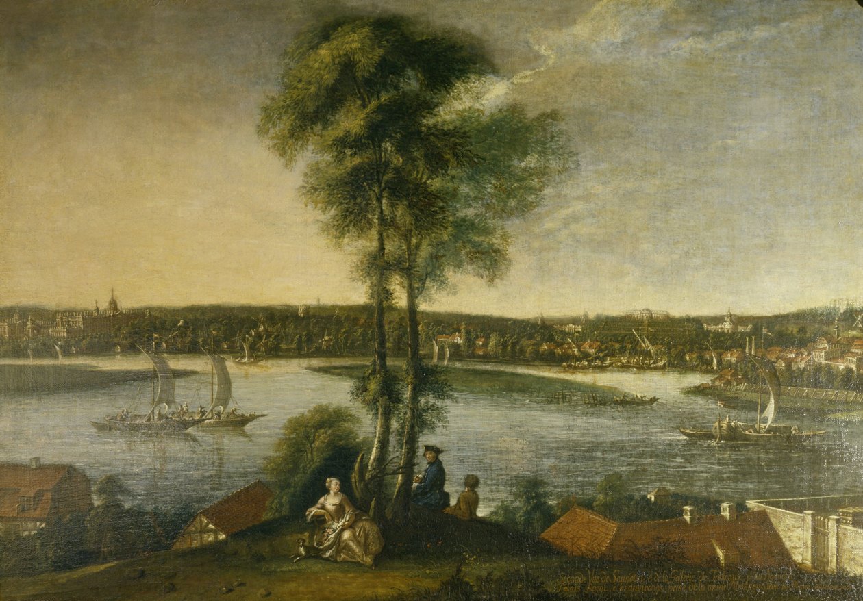 Potsdam, Sanssouci Palace Park from Brauhausberg by Johann Friedrich Meyer