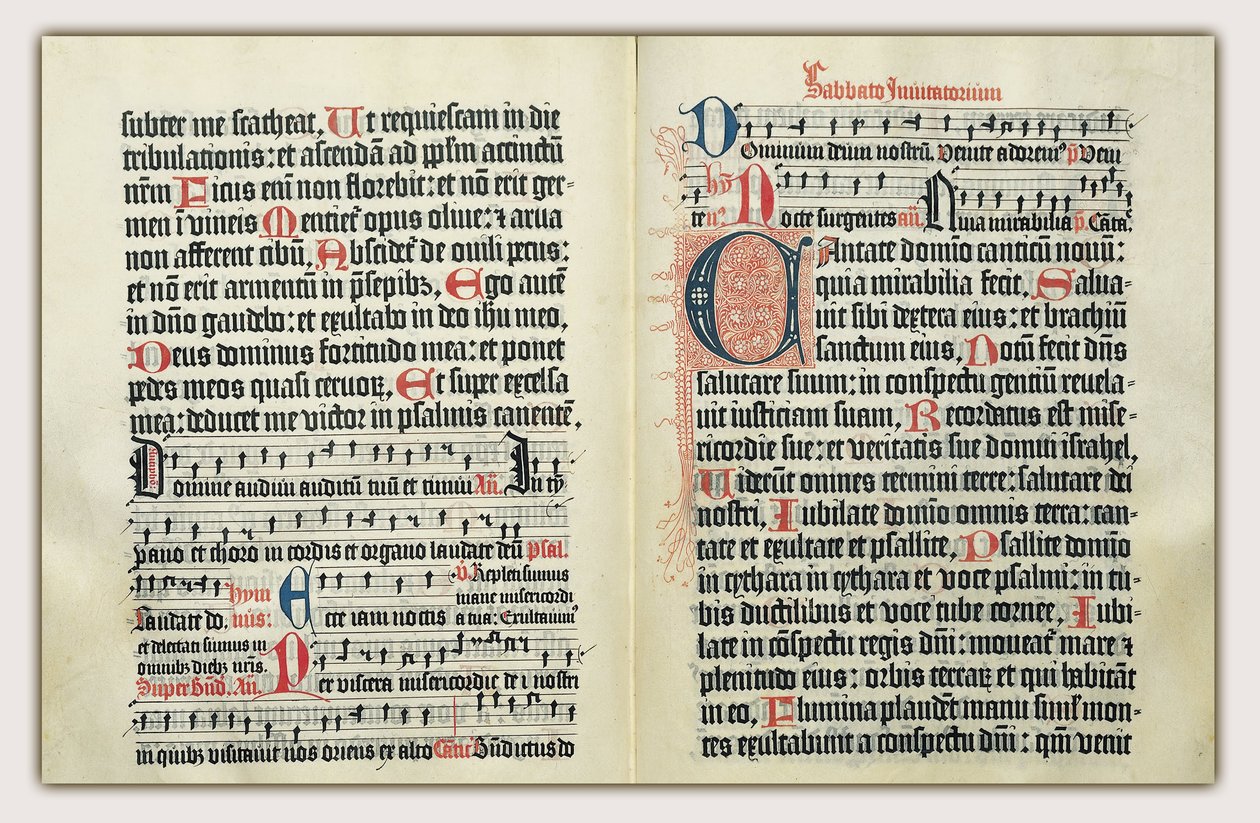 Mainz Psalter by Johann Fust and Peter Schoeffer