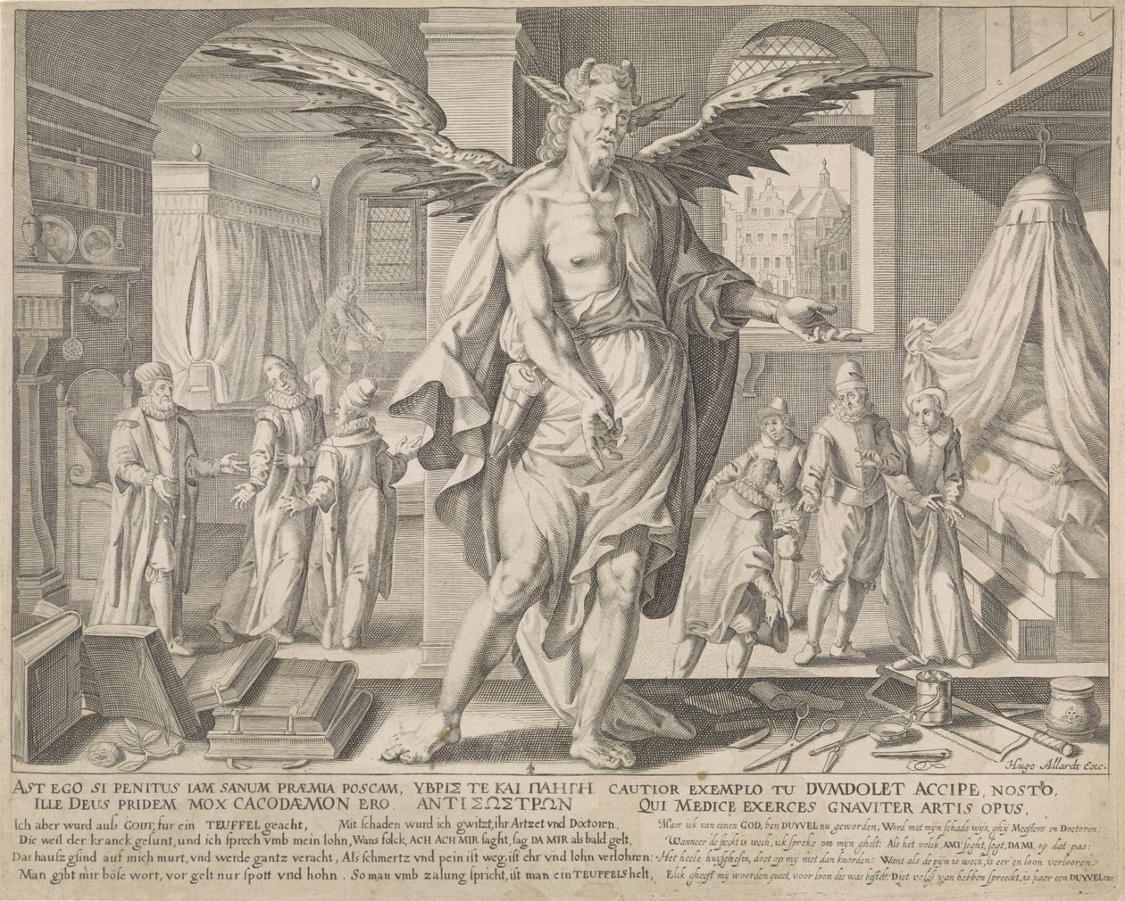 The Physician as Devil by Johann Gelle