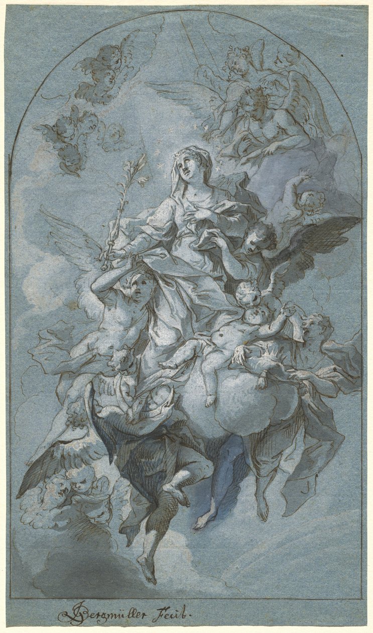 The Immaculate Conception by Johann Georg Bergmuller