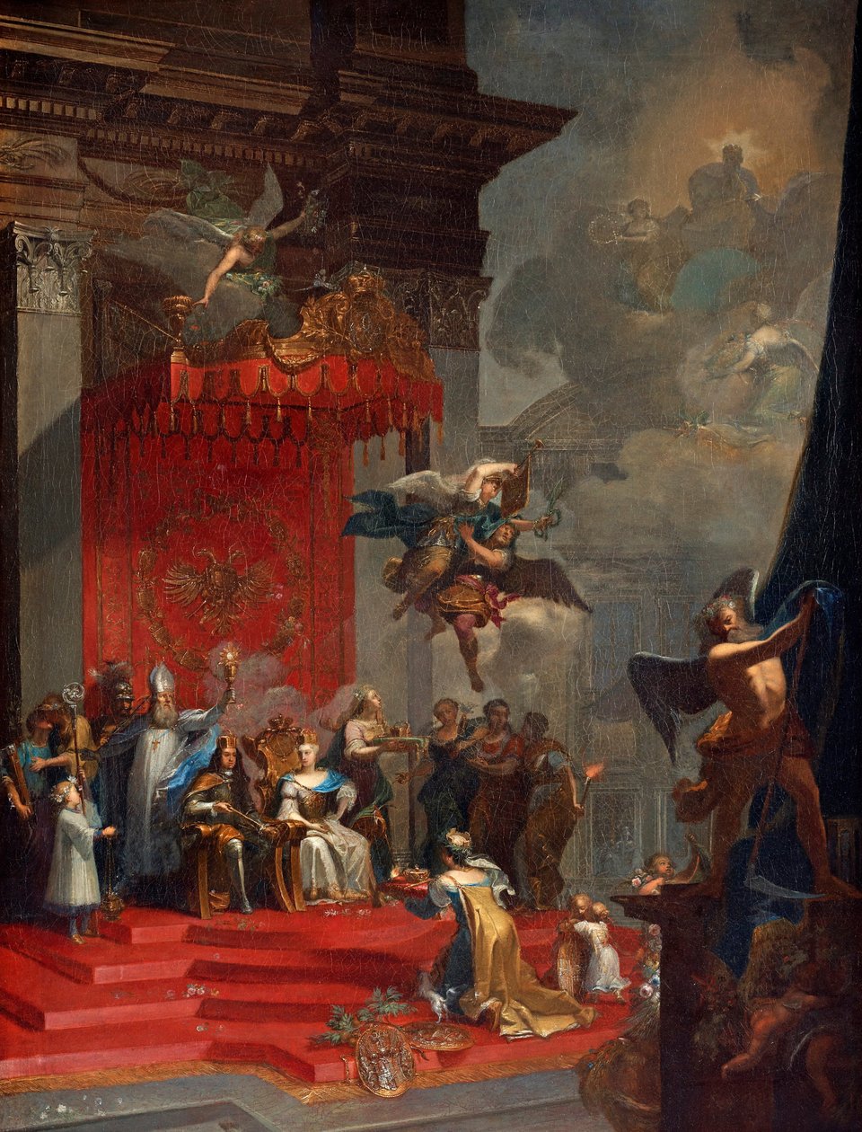 Holy Roman Empress Elisabeth Christine by Johann Georg Böhm the Elder