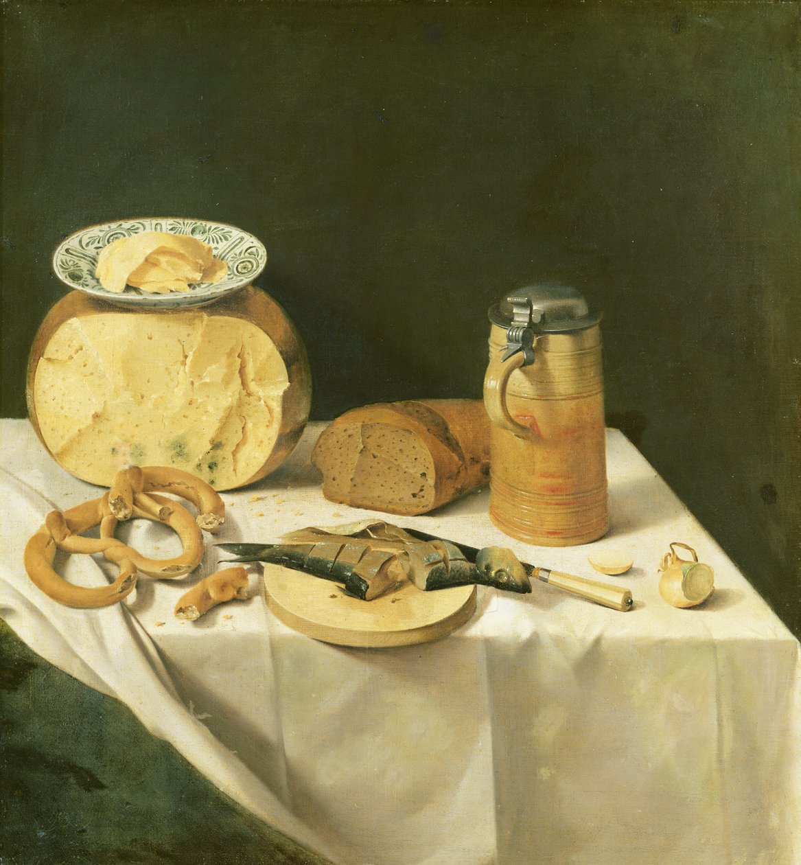 Breakfast Still Life by Johann Georg Hinz