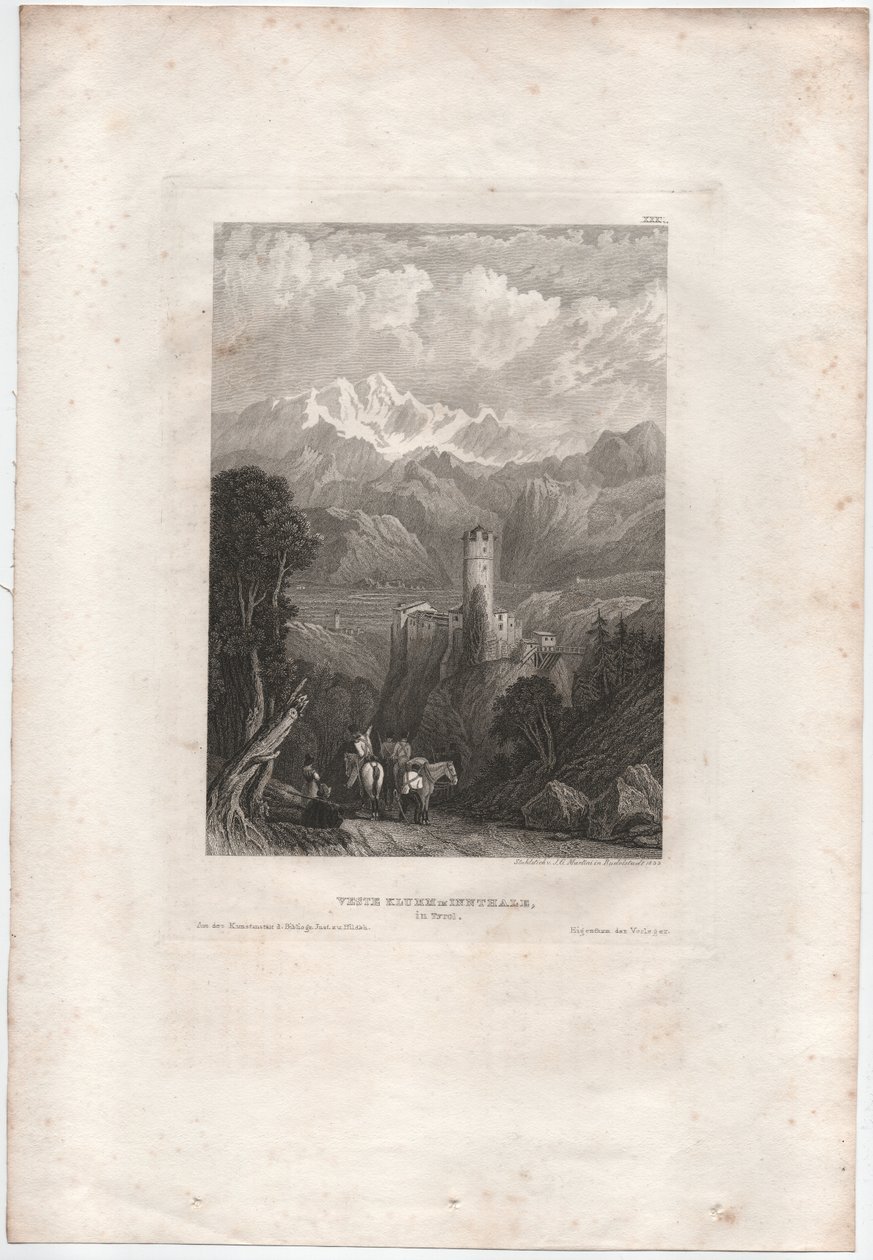 Fortress Klumm im Innthale by Johann Georg Martini