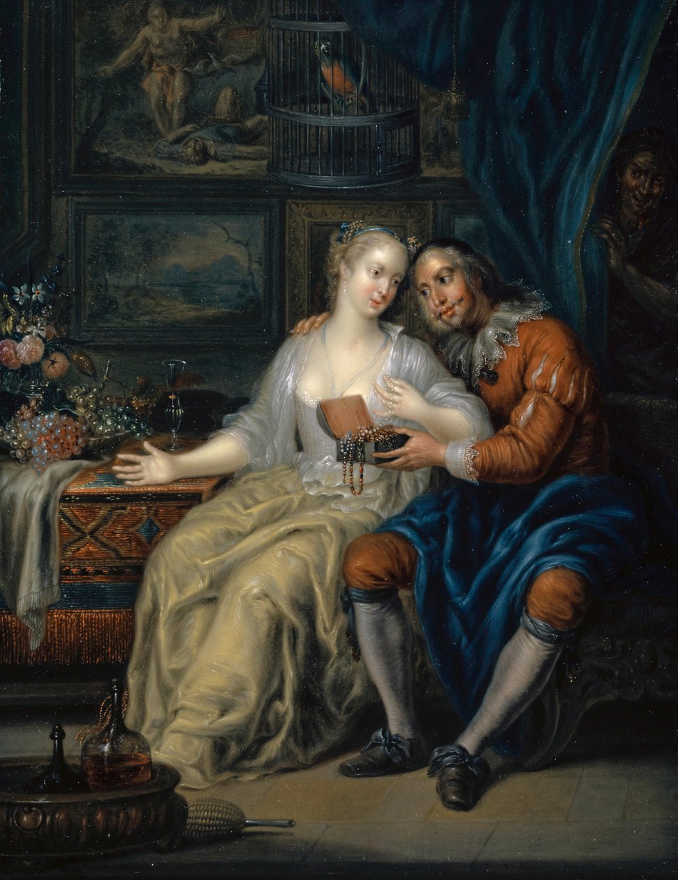 Couple with Matchmaker, c. 1750 by Johann Georg Platzer
