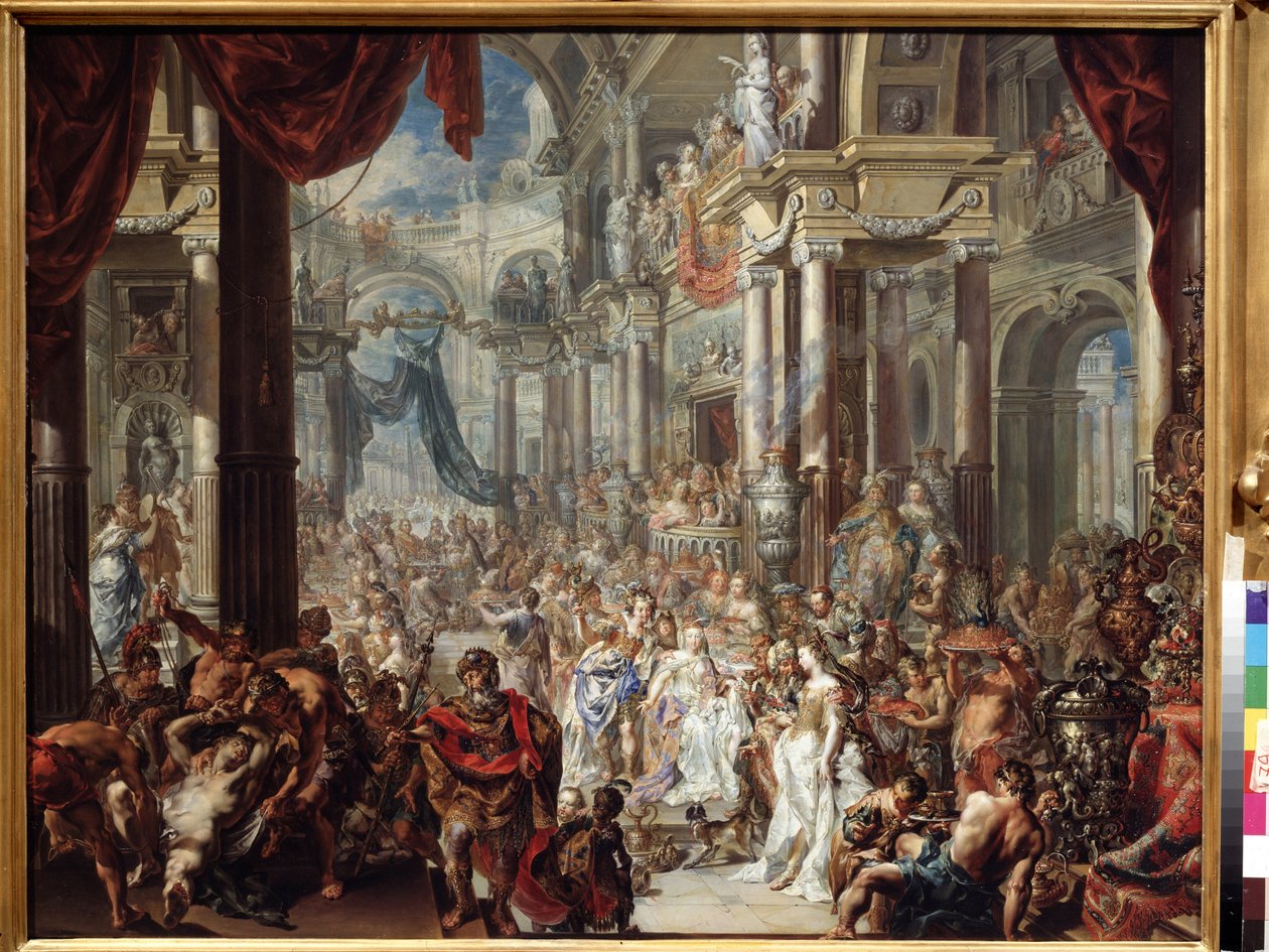 The Parable of the Wedding Feast by Johann Georg Platzer