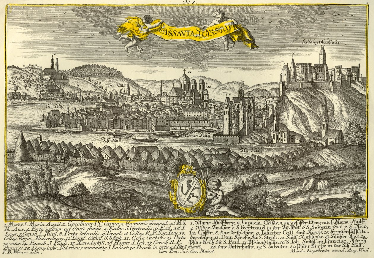 Passau by Johann Georg Ringlin