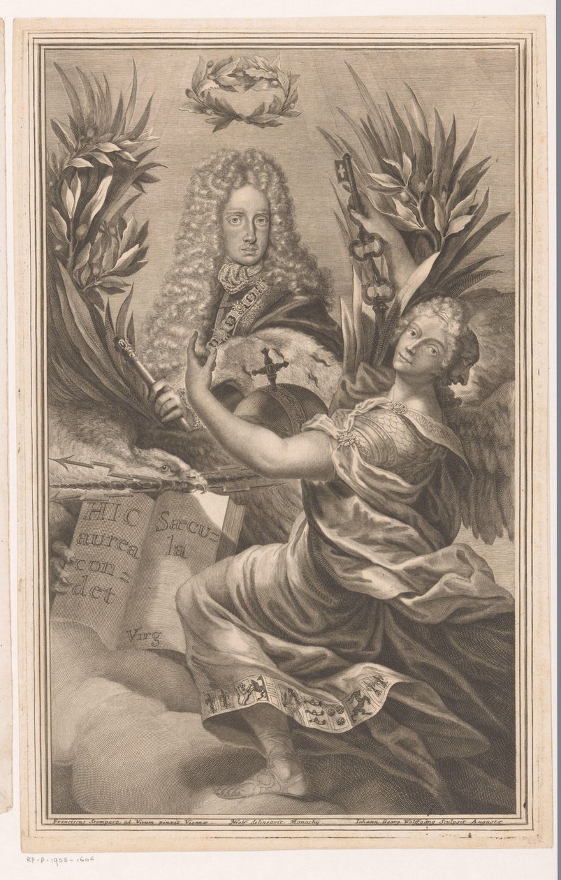 Portrait of a Prince, Possibly Charles VI, Emperor of the Holy Roman Empire by Johann Georg Wolffgang