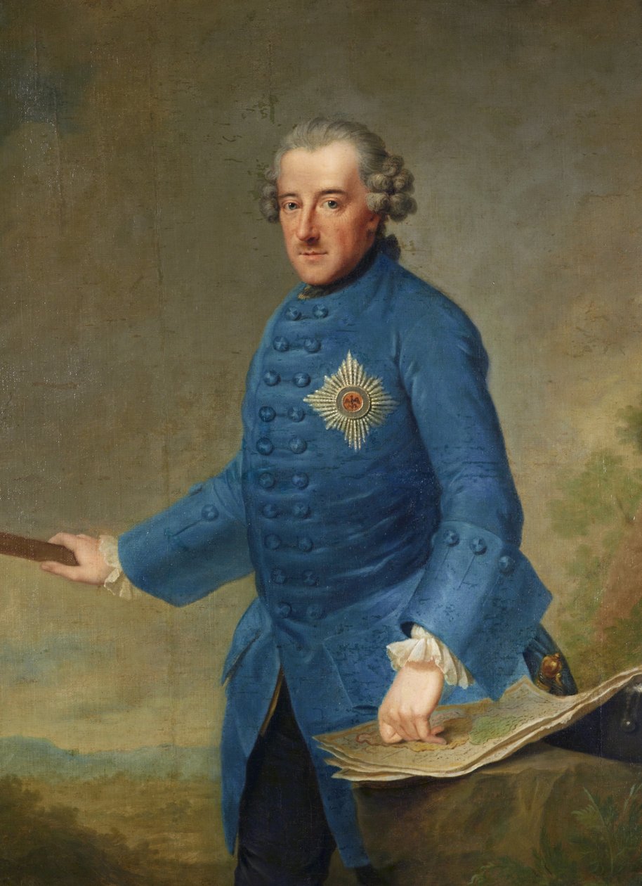 Frederick the Great by Johann Georg Ziesenis