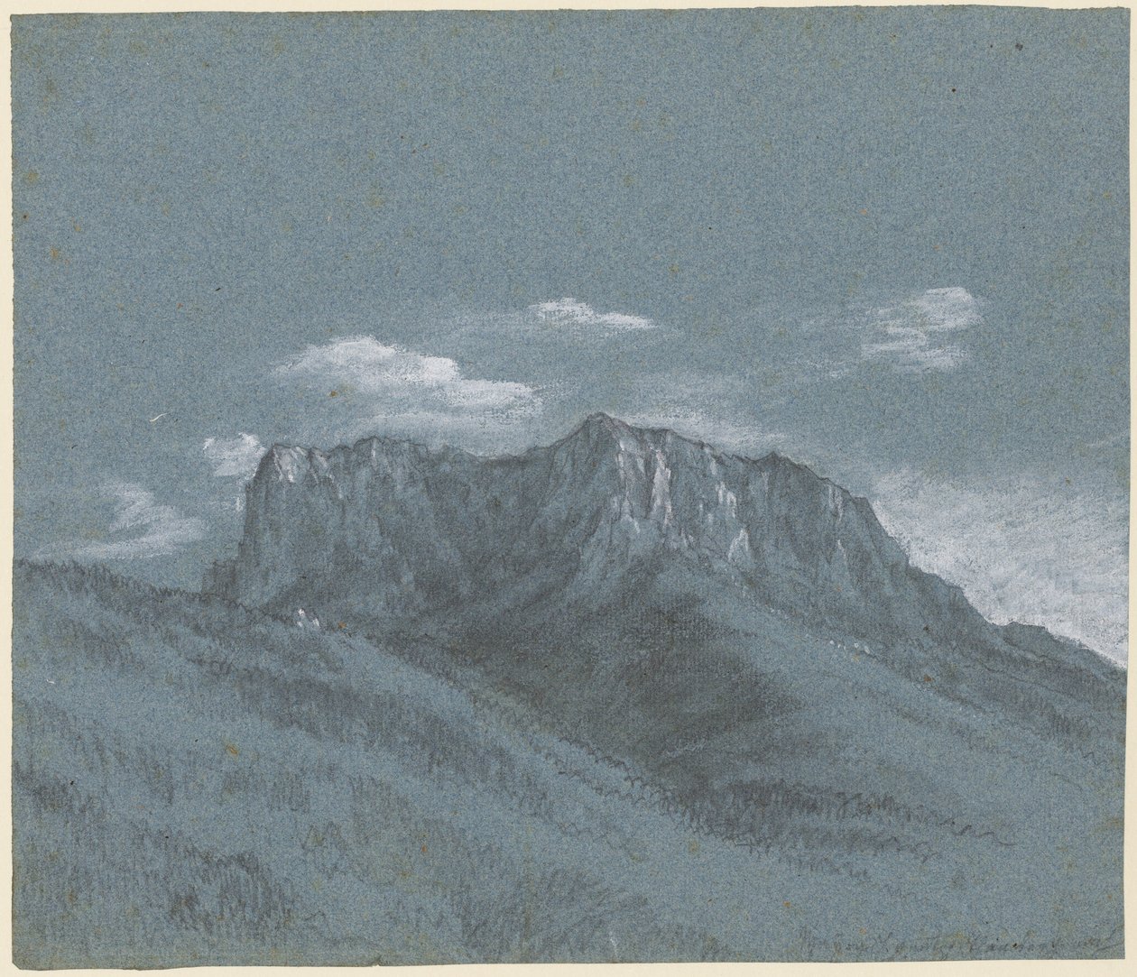 The Rauschberg, c.1800 by Johann Georg von Dillis
