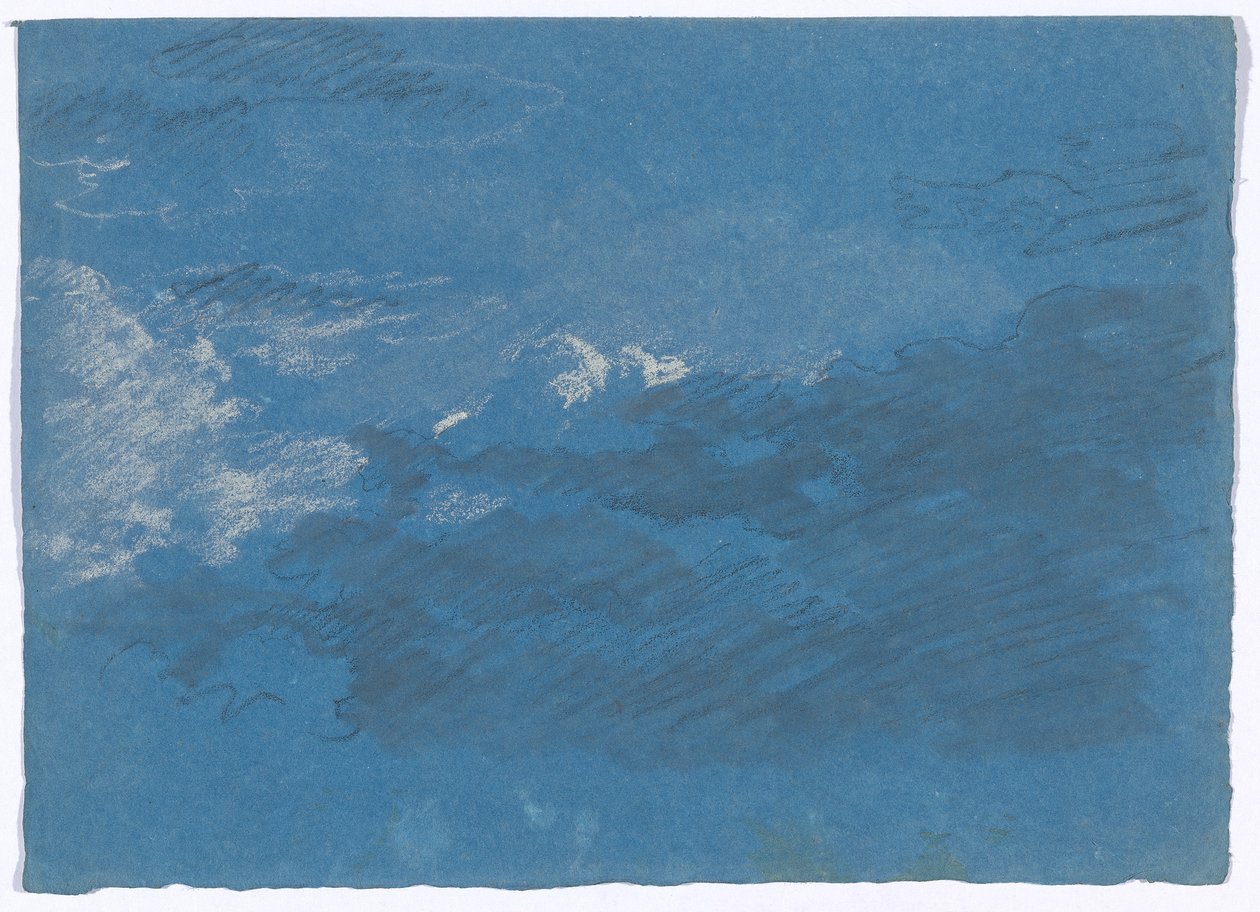 Cloud Study by Johann Georg von Dillis