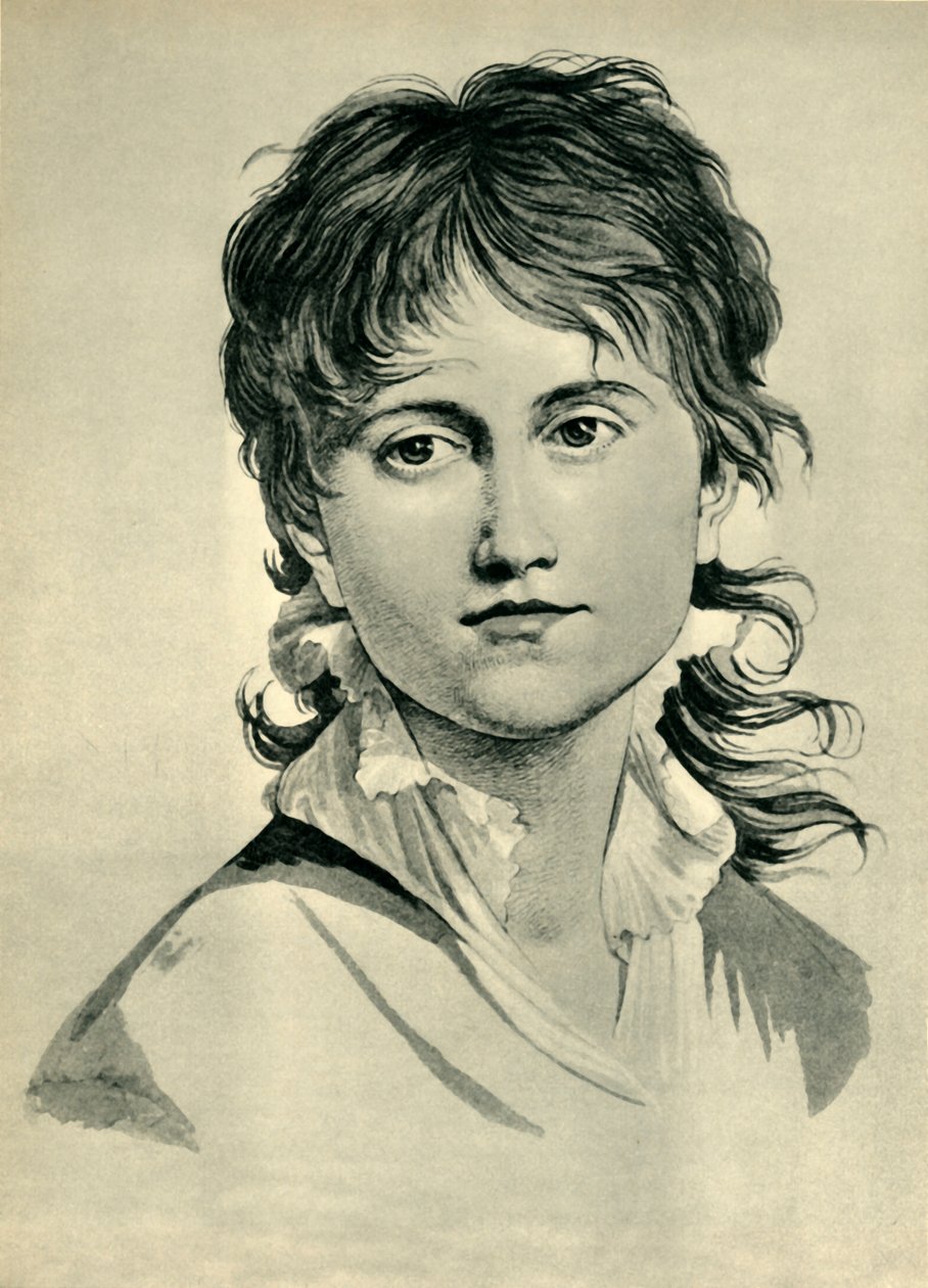 Head of a young woman by Johann Gottfried Schadow