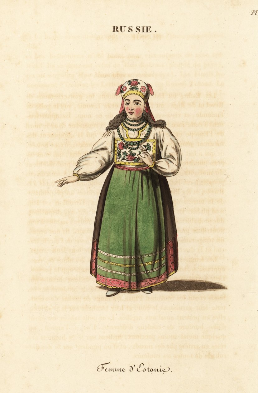 Married woman of Estonia by Johann Gottlieb Georgi