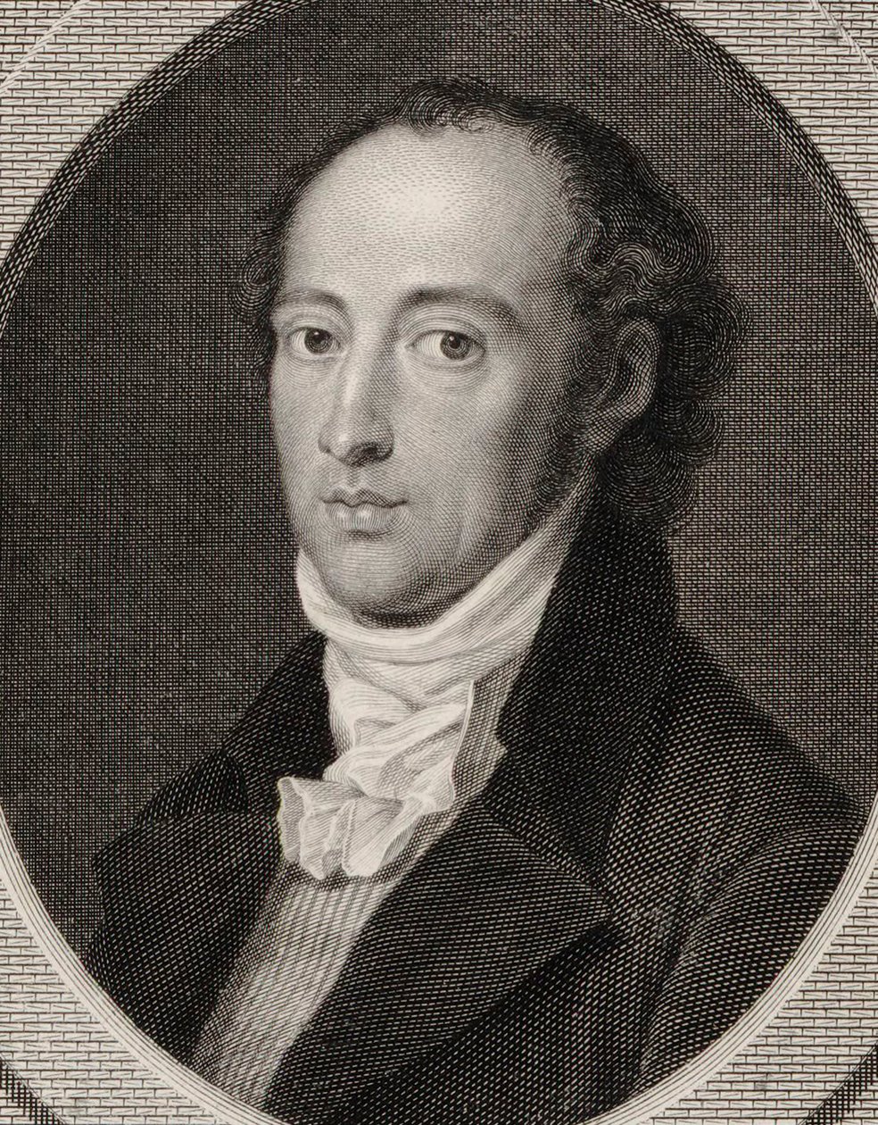 Portrait of the composer Johann Anton André 1775-1842, 1800 by Johann Heinrich Lips