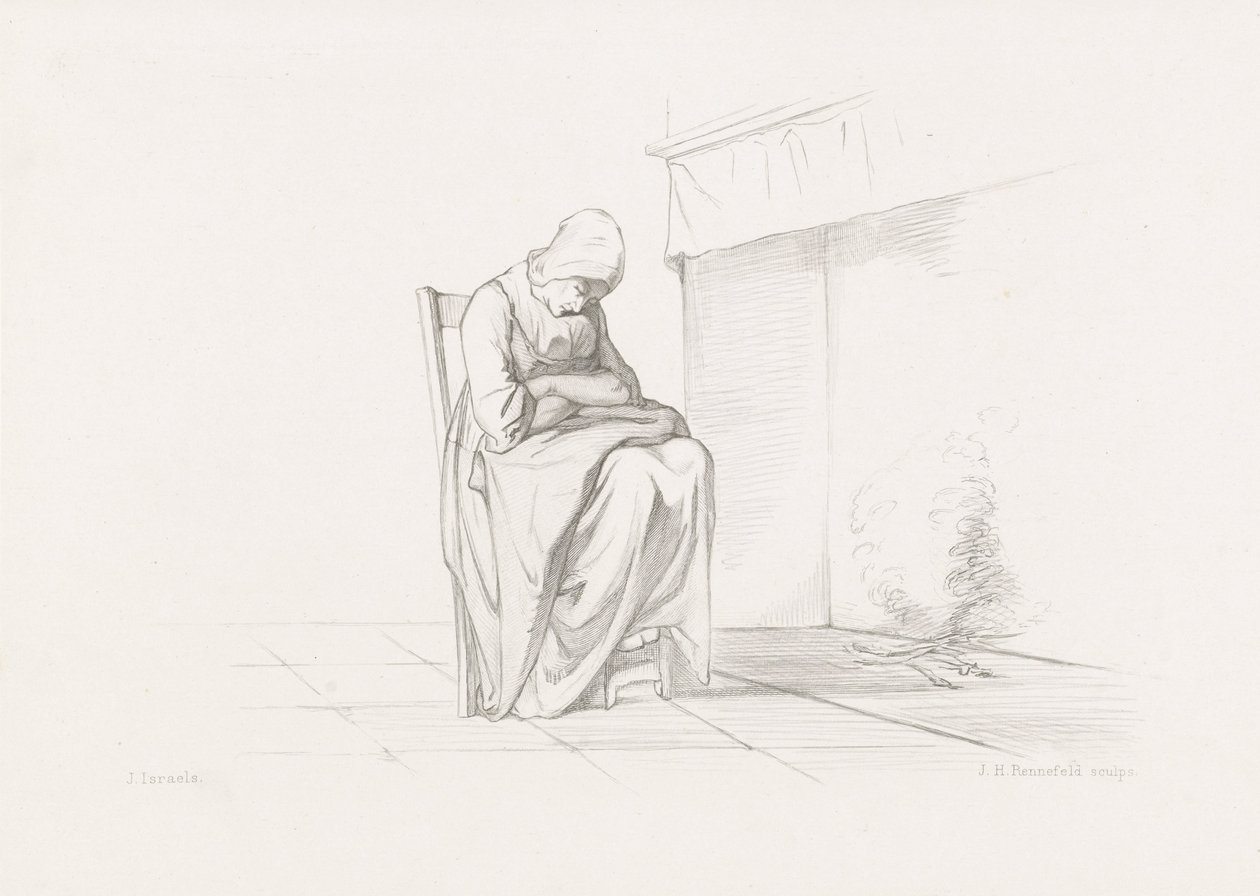 Afternoon Nap by Johann Heinrich Maria Hubert Rennefeld