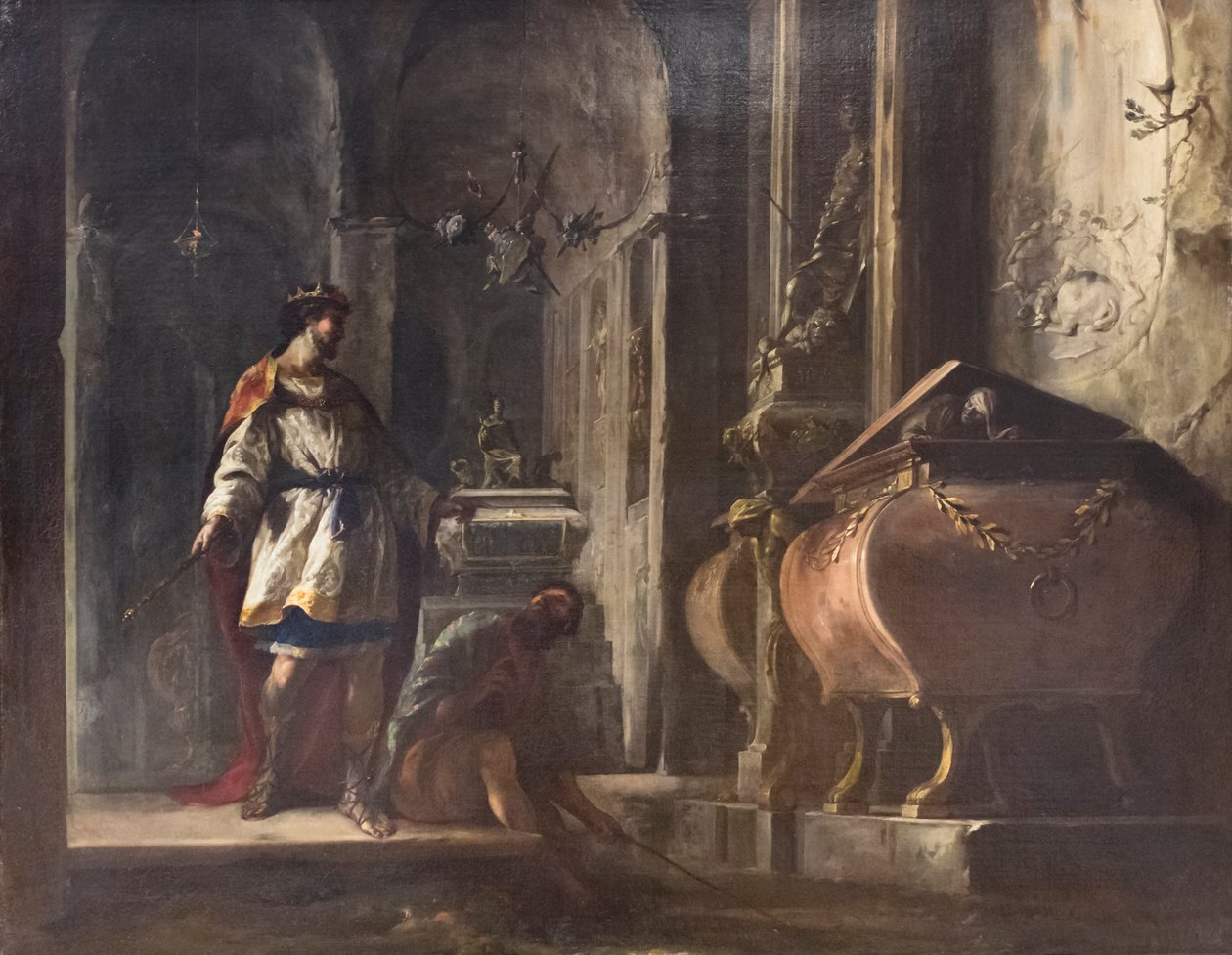 Saul and the Witch of Endor by Johann Heinrich Schonfeldt