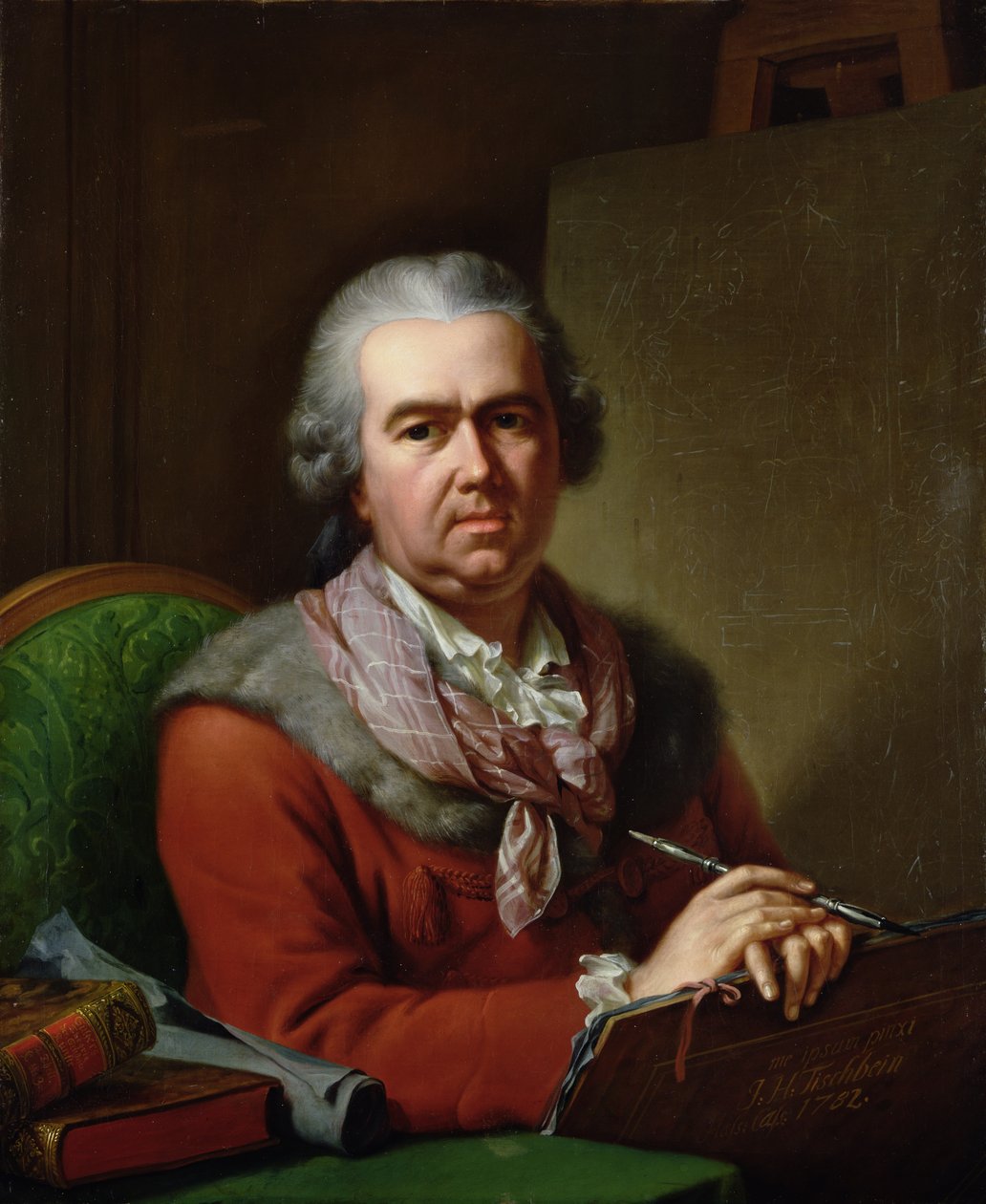 Self Portrait in Old Age by Johann Heinrich Tischbein