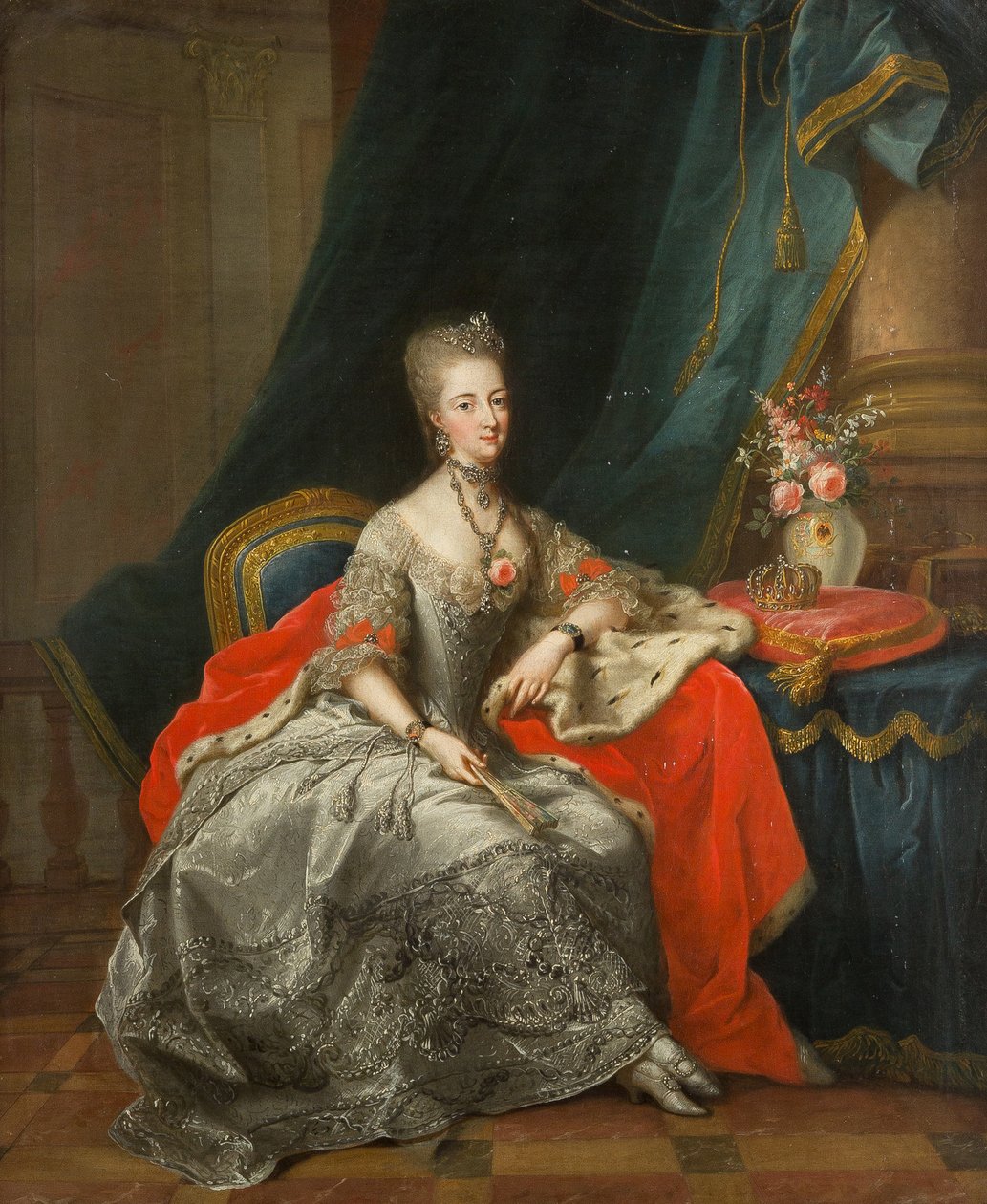 Margravine Philippine of Brandenburg-Schwedt, Landgravine of Hesse-Kassel by Johann Heinrich Tischbein