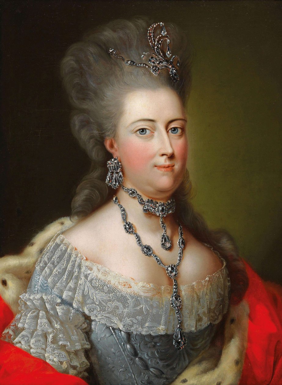 Portrait of Margravine Philippine of Brandenburg-Schwedt, Landgravine of Hesse-Kassel by Johann Heinrich Tischbein