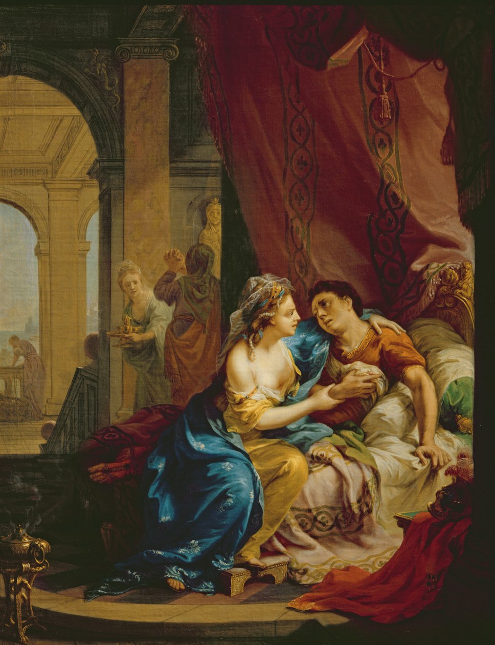 Anthony and Cleopatra, 1774 by Johann Heinrich Wilhelm Tischbein