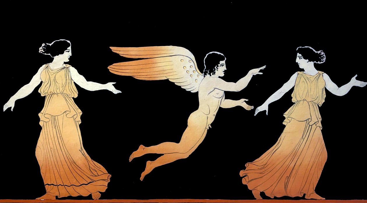 Eros Pursuing Two Women c.1796 by Johann Heinrich Wilhelm Tischbein