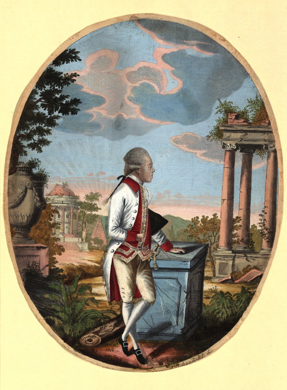 Grand Duke Paul of Russia, later Tsar Paul I by Johann Hieronymus Loeschenkohl
