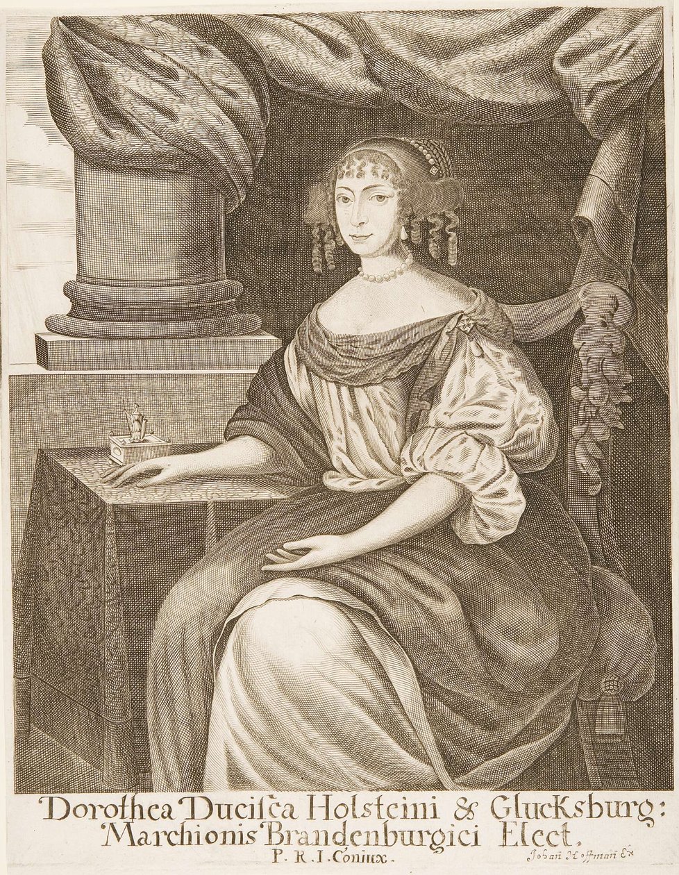 Dorothea of Holstein-Glücksburg, Margravine of Brandenburg by Johann Hoffmann