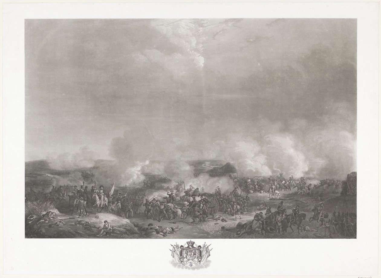 Prince of Orange at the Battle of Quatre-Bras, 1815 by Johann Hürlimann