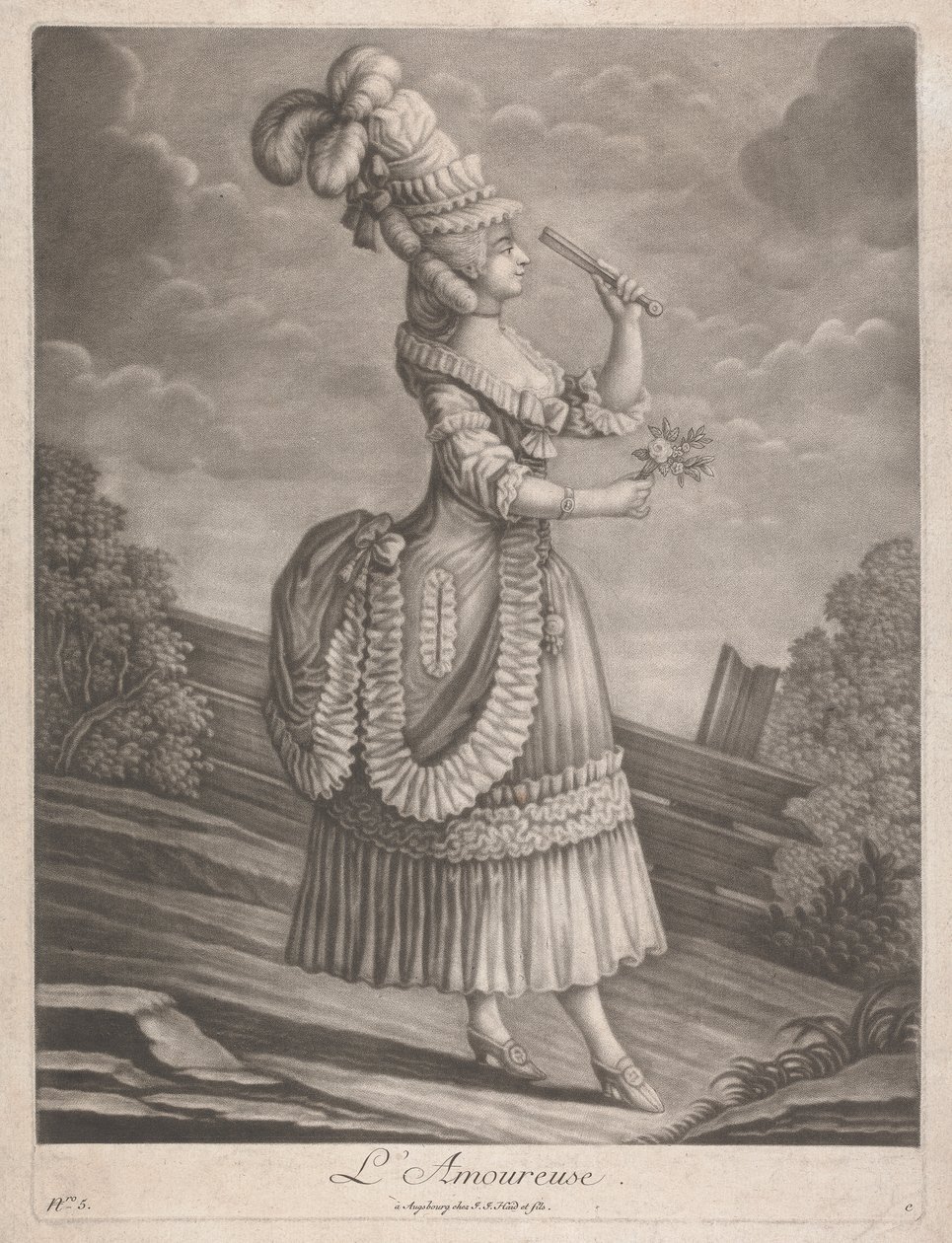 The Lover by Johann Jacobus Haid