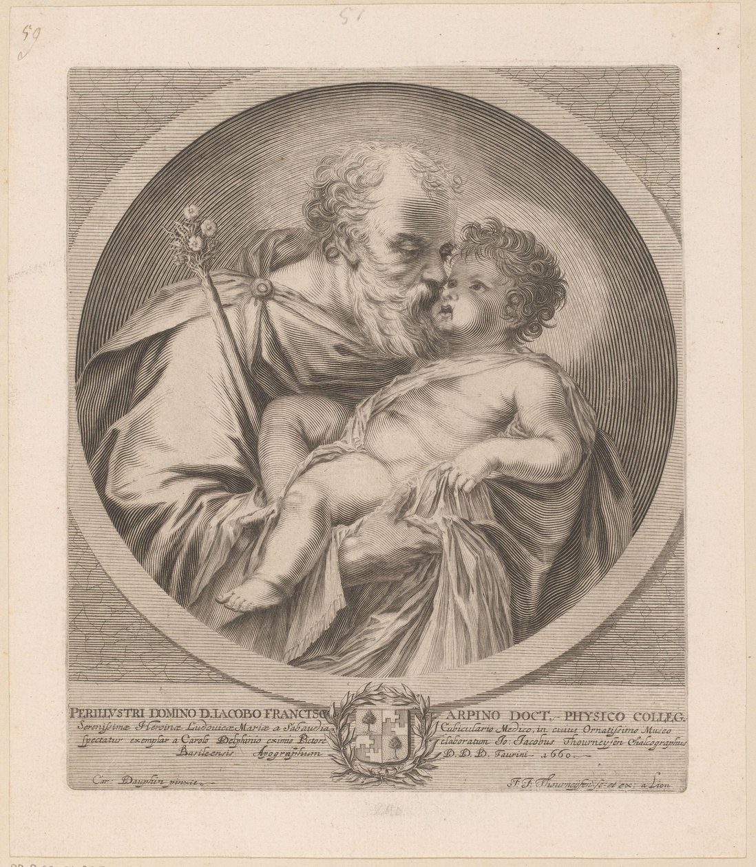 Saint Joseph with the Christ Child by Johann Jakob Thurneysen (I)