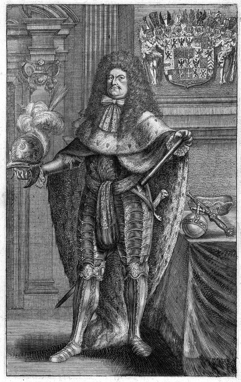 Portrait of Frederick William, 1620-1688, Elector of Brandenburg, Duke of Prussia, 1683 by Johann Jakob Vogel