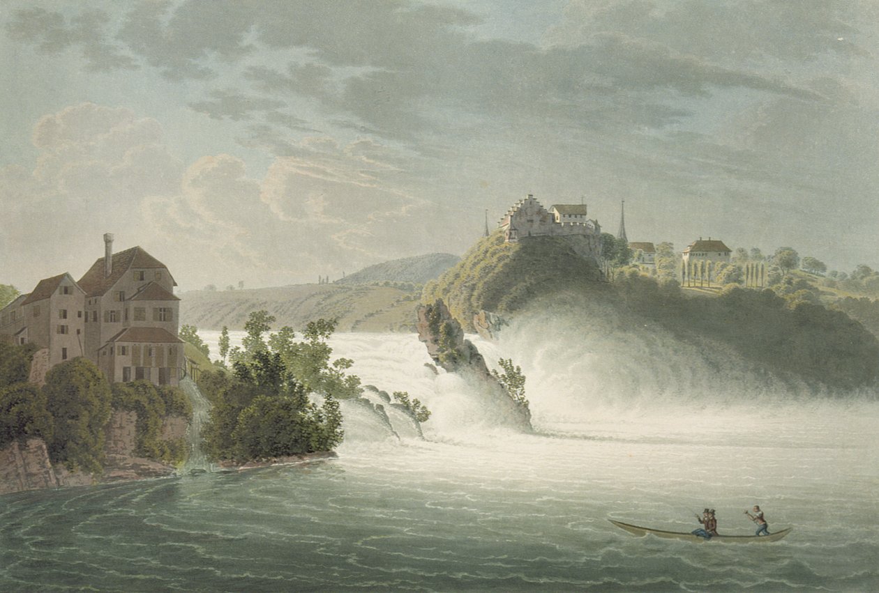 The Rhine Falls by Johann Jakob Wetzel