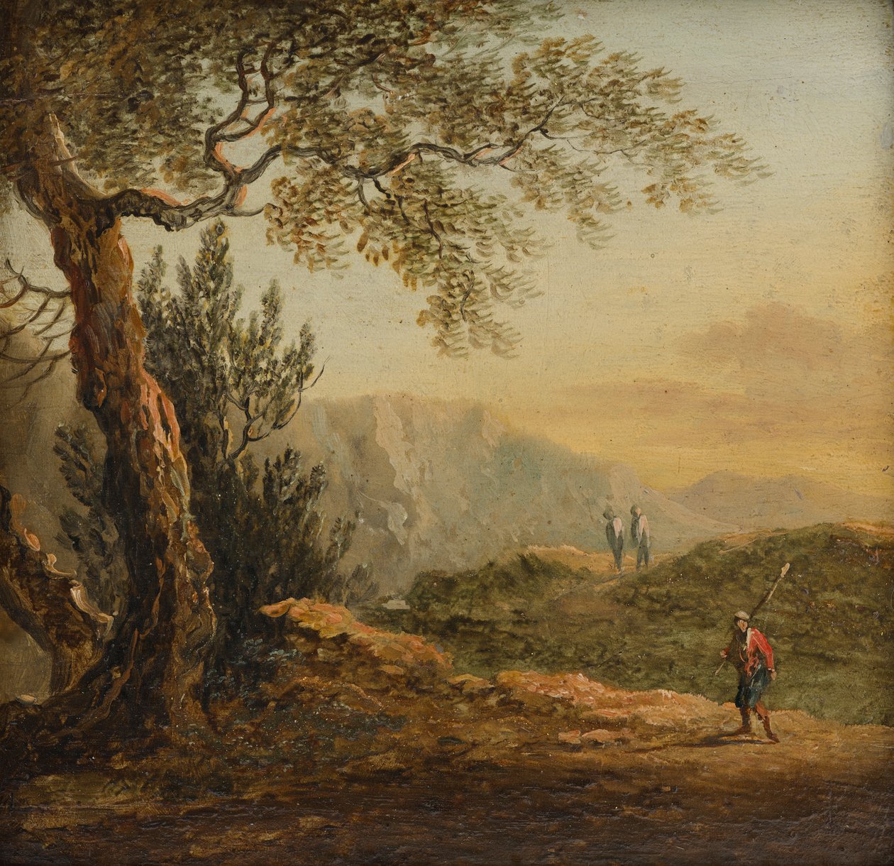 Mountain Landscape by Johann Josef Schindler