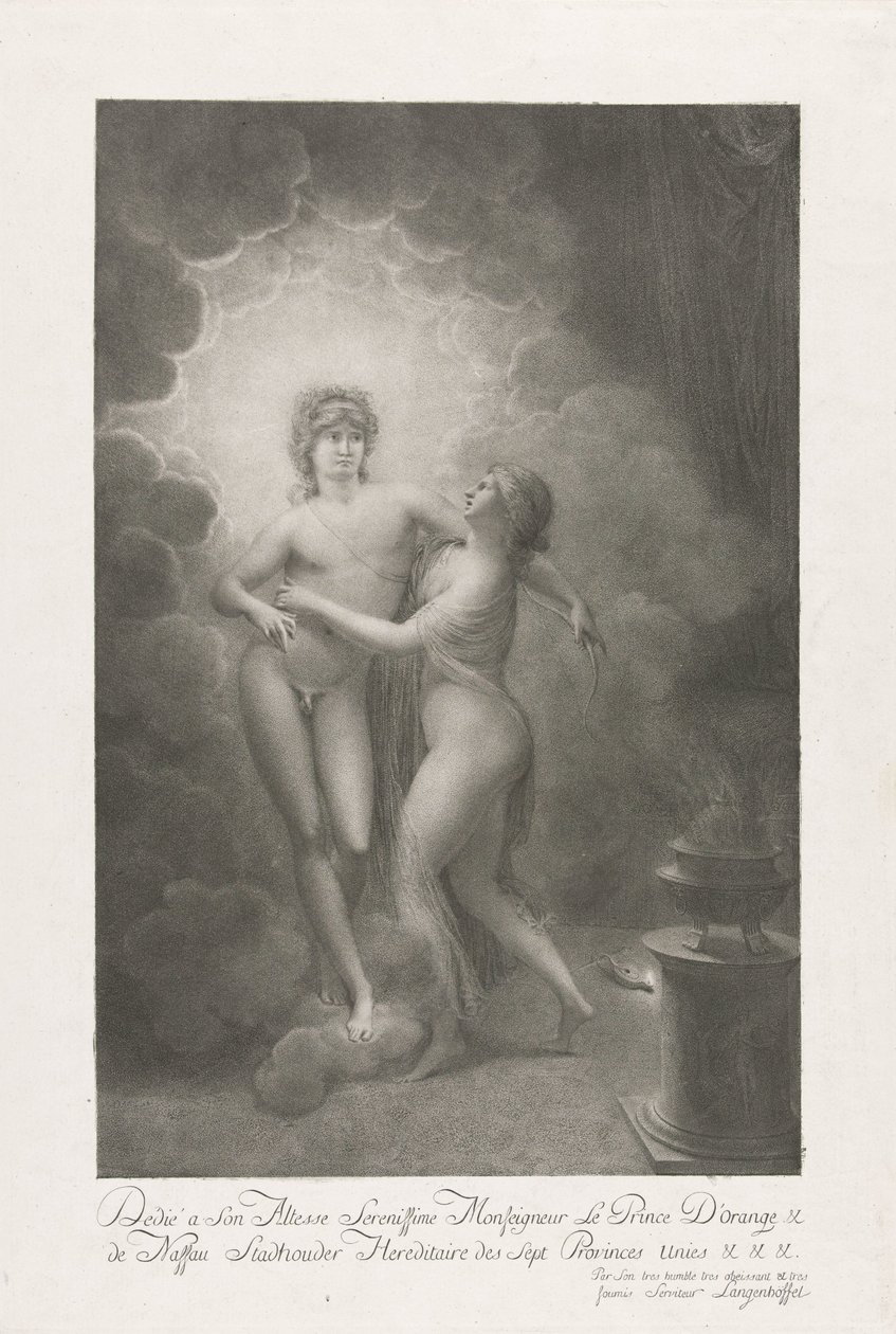 Allegory of the Marriage of William V and Wilhelmina of Prussia, 1767 by Johann Joseph Friedrich Langenhöffel