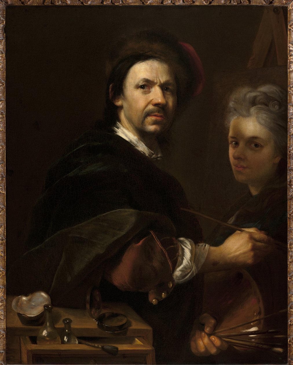 Self-Portrait with Wife by Johann Kupetzky