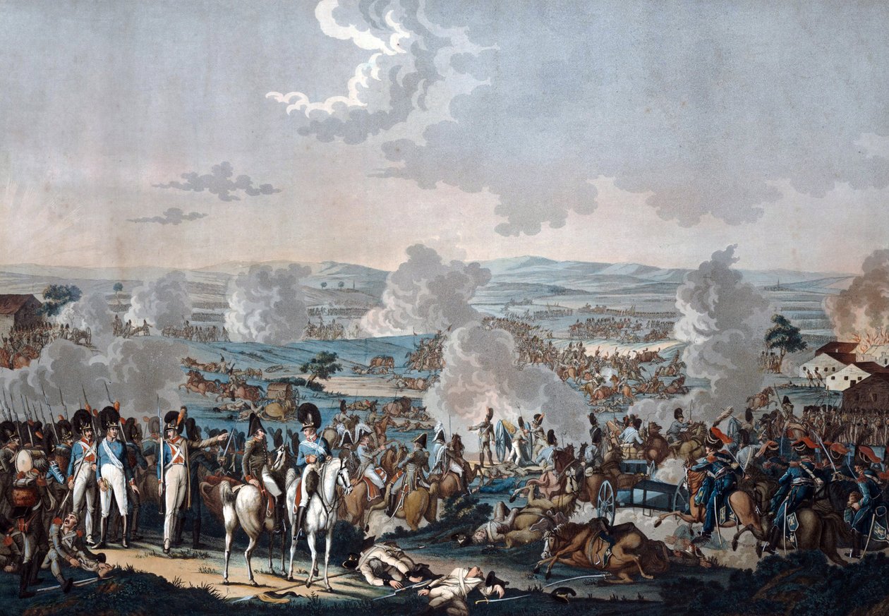 The Battle of Wagram by Johann Lorenz Rugendas