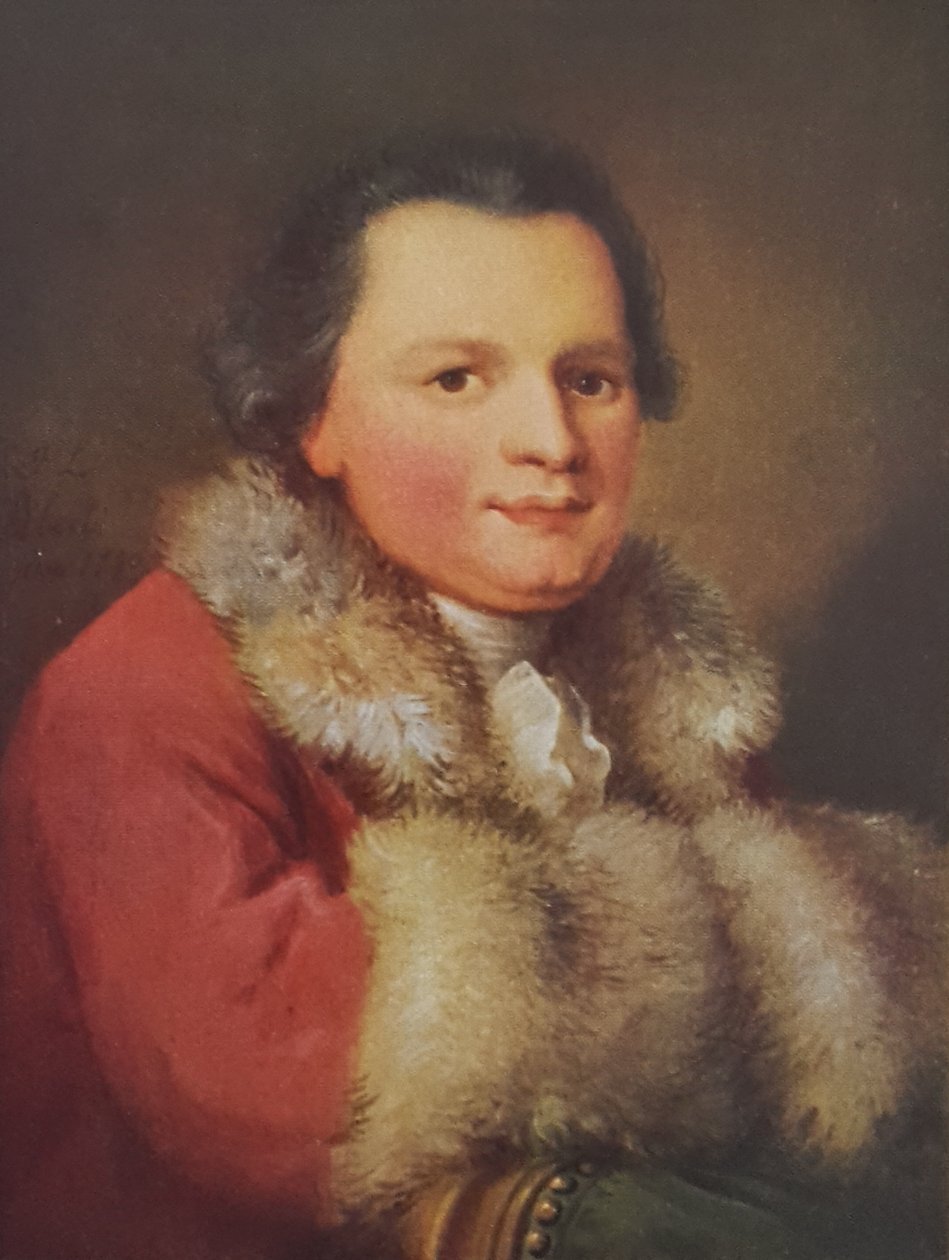 Portrait of Beat Ludwig Walthard by Johann Ludwig Aberli