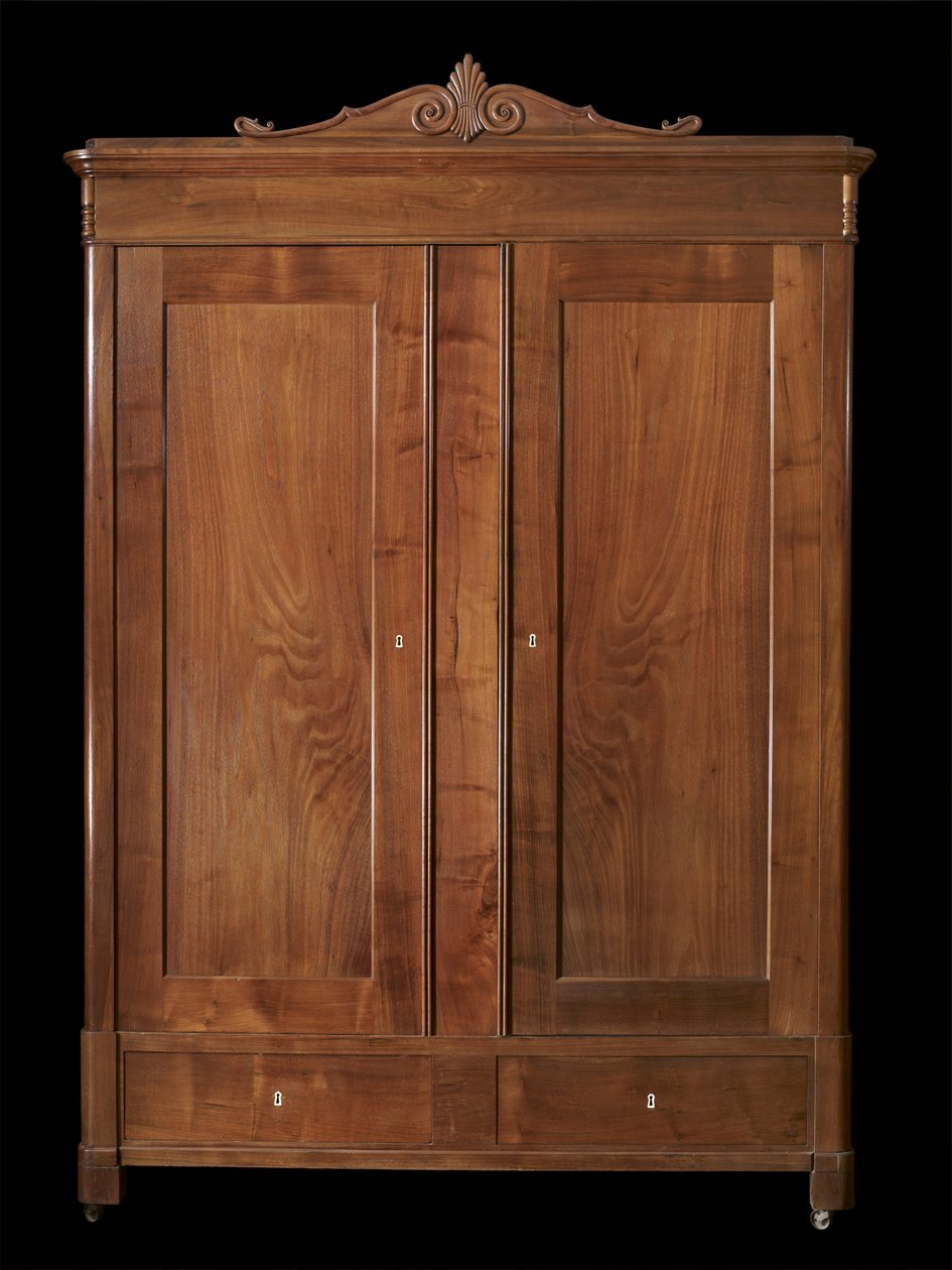 Wardrobe, c. 1846-1860 by Johann Michael (attr.to) Jahn