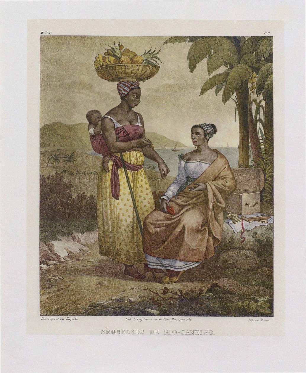 Black Women from Rio de Janeiro, from Malerische Reise in Brasilien by Johann Moritz Rugendas