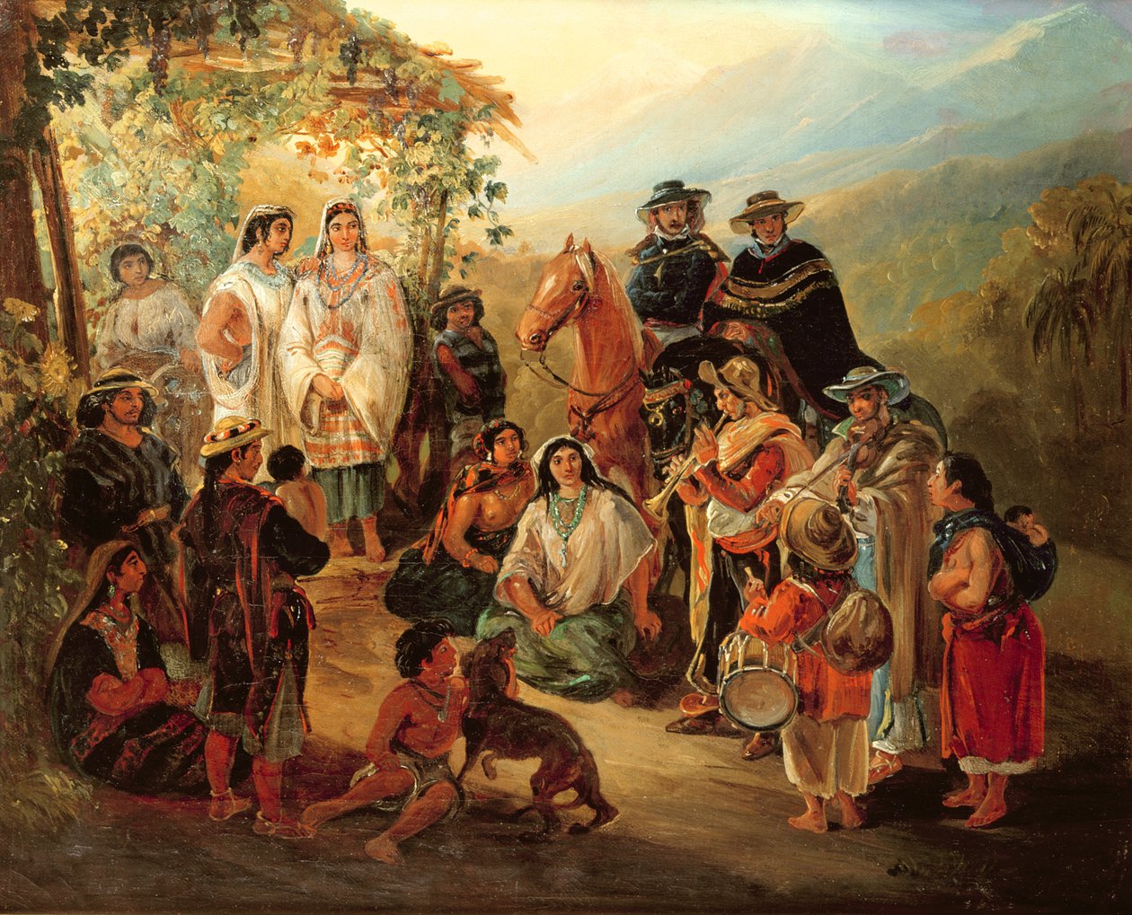 Regional Costumes by Johann Moritz Rugendas