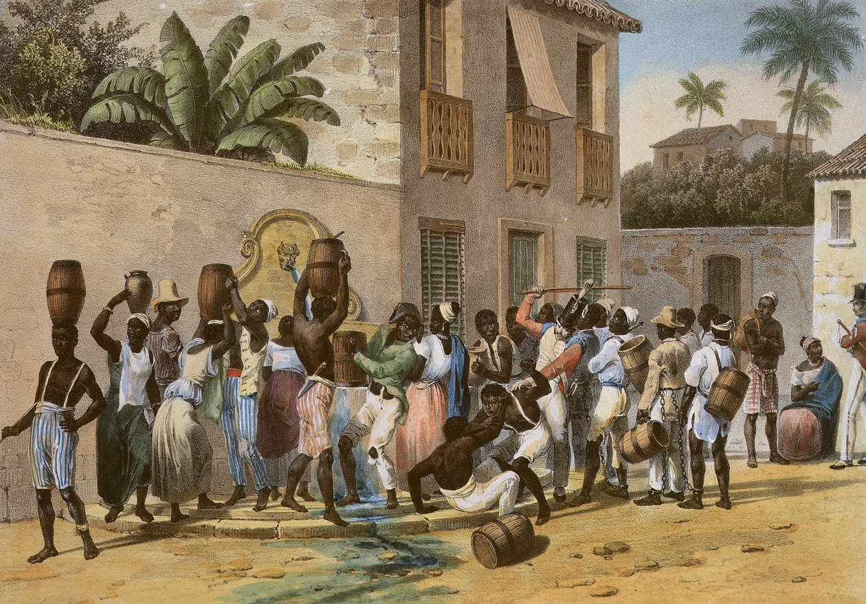 Water Carriers, engraved by Deroi, published by Engelmann and Company, Paris, 1835 by Johann Moritz Rugendas