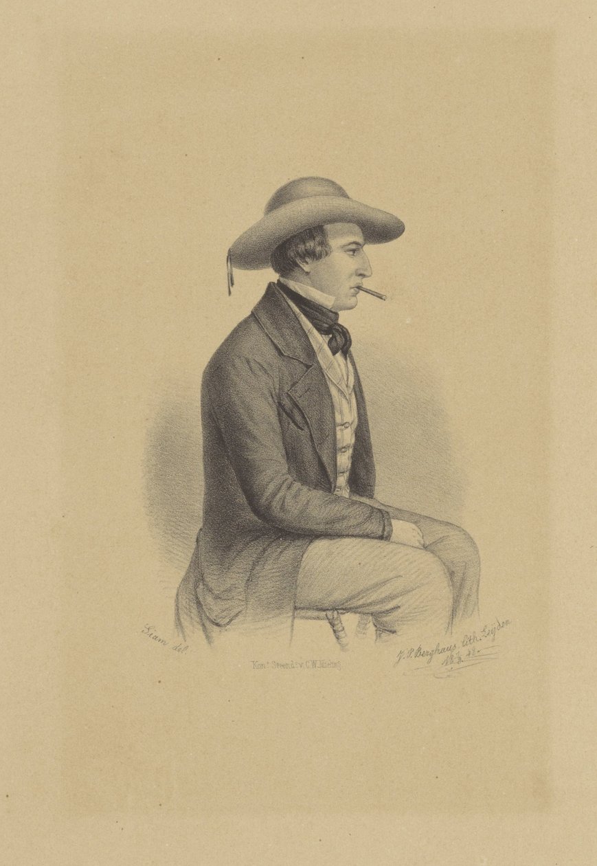 Portrait of Jean Henri de Laat de Kanter by Johann Peter Berghaus