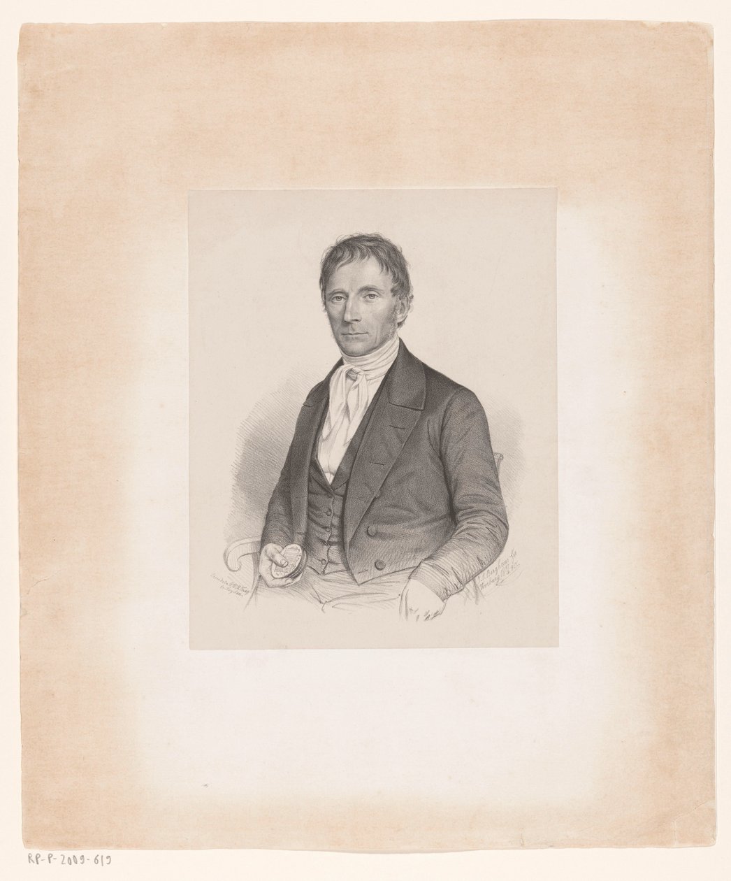 Portrait of Jonkheer Hugo van Beresteyn by Johann Peter Berghaus