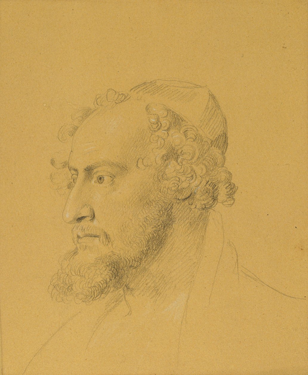 Head Study of a Bearded Man by Johann Peter Krafft