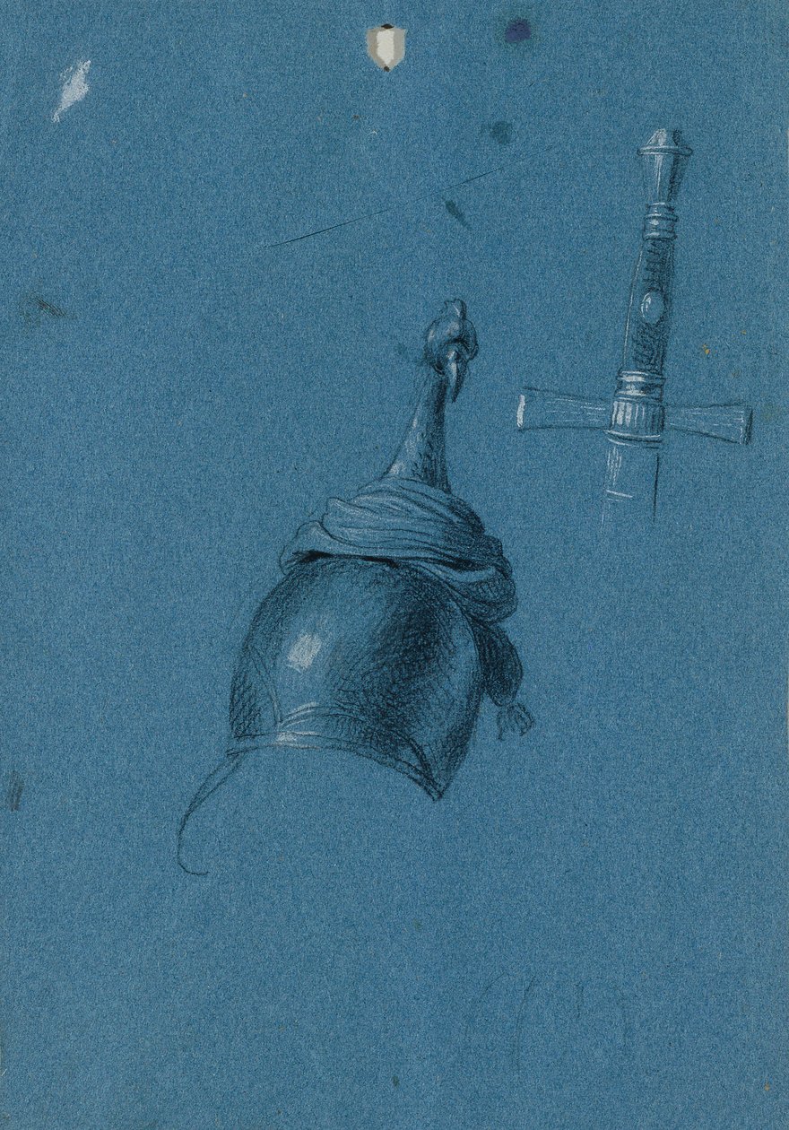 Study of a Helmet by Johann Peter Krafft