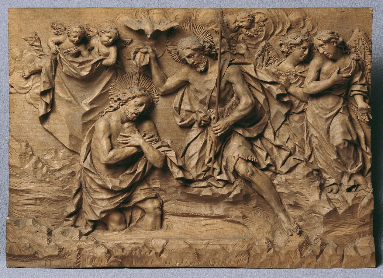 Baptism of Christ by Johann Peter Schwanthaler der Ältere