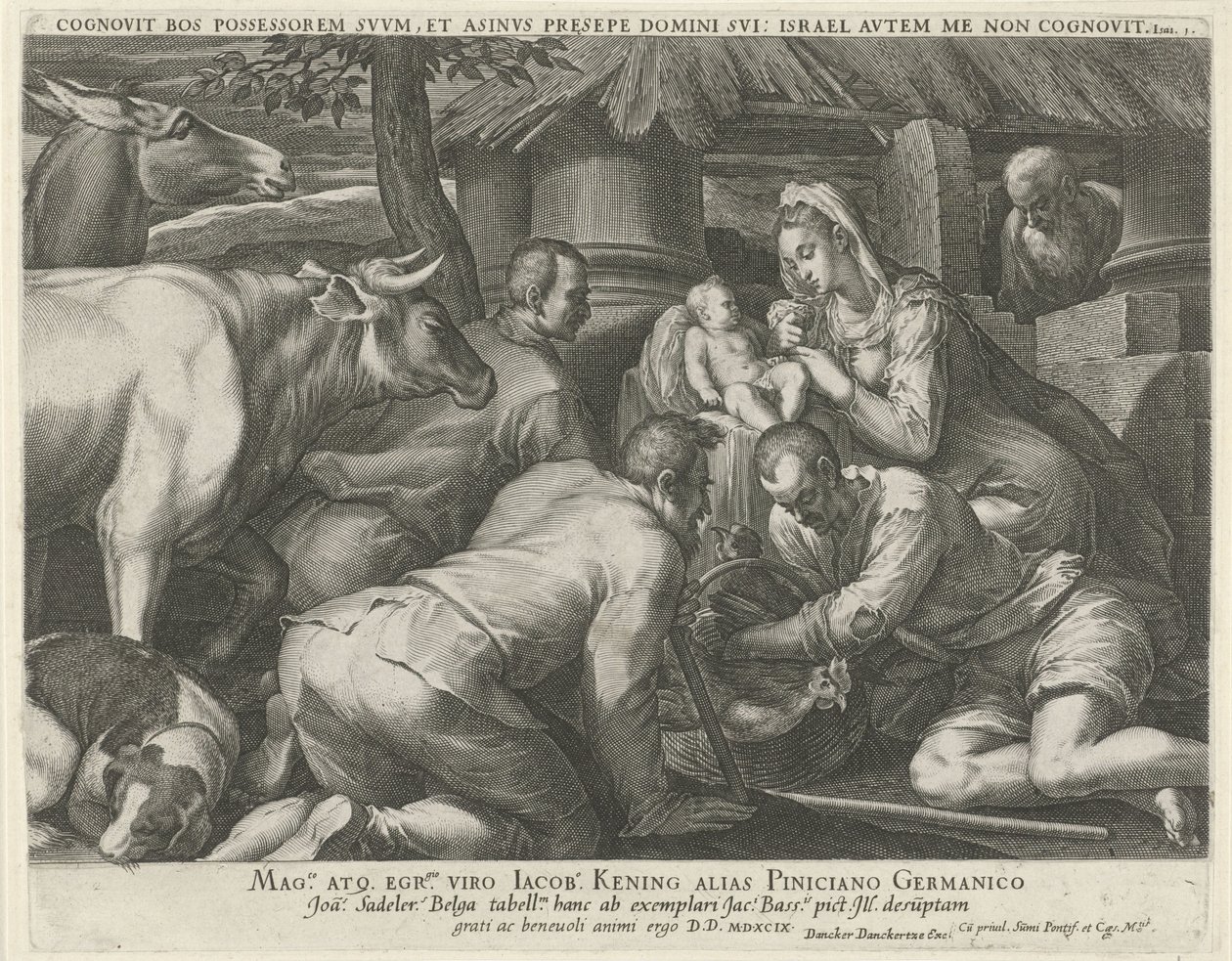 Adoration of the Shepherds by Johann Sadeler (I)