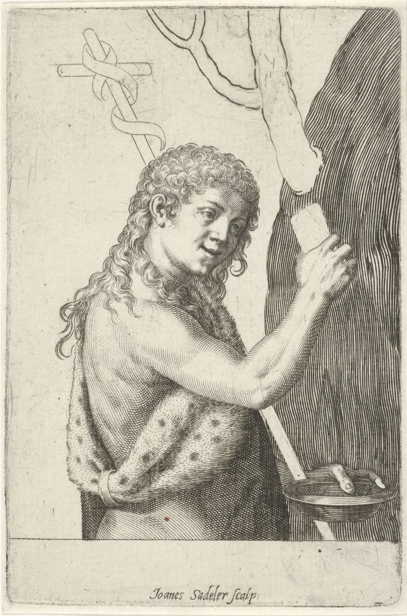 John the Baptist as a Child by Johann Sadeler (I)
